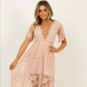 Showpo Lace Maxi Dress